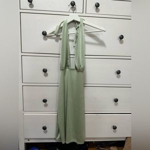 Free people mini halter dress